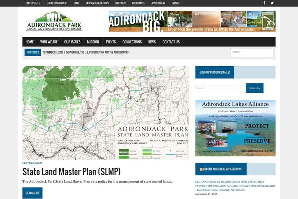Mh_newsdesk_child theme site design template sample