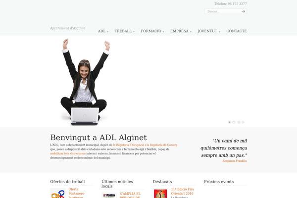 adlalginet.es site used uDesign