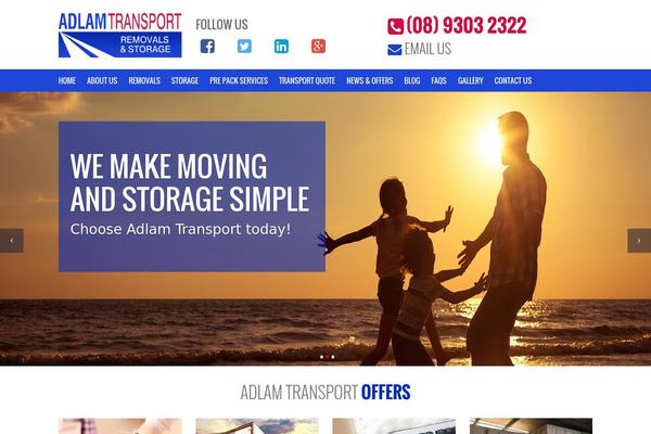 Titan theme site design template sample