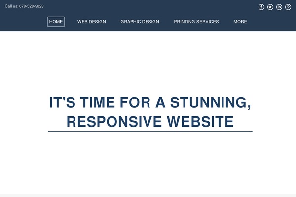 Inspire theme site design template sample