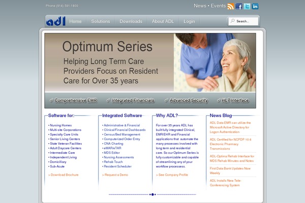 Anacron theme site design template sample