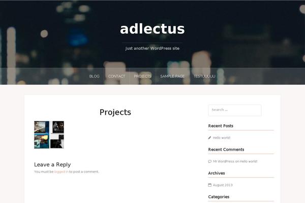 Oria theme site design template sample
