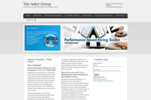 Enterprise theme site design template sample