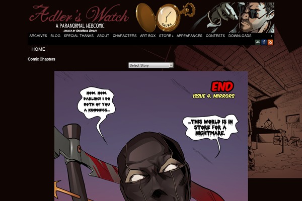 ComicPress theme site design template sample