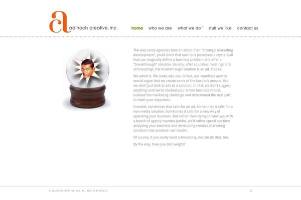 Aware theme site design template sample
