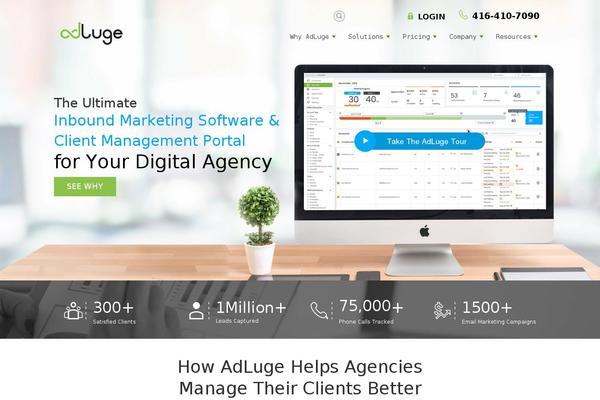 adluge.com site used Adluge