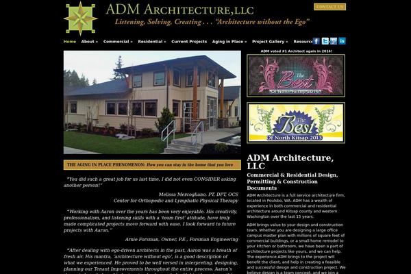 Adm theme site design template sample
