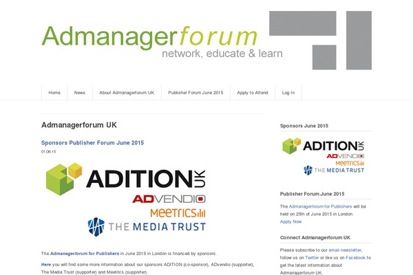 Site using Super RSS Reader plugin