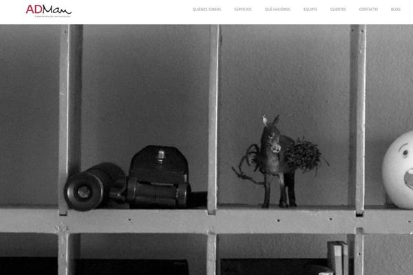 Visia theme site design template sample