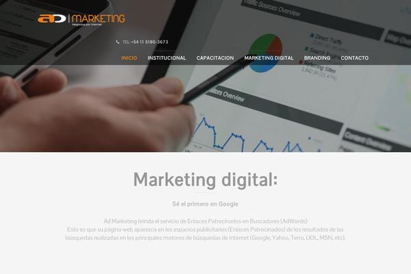 admarketing.com.ar site used Construction-base