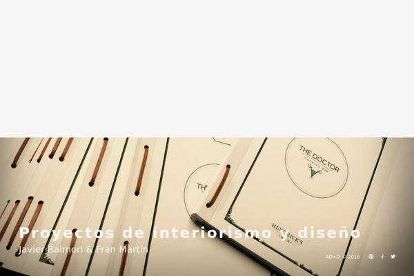 Buran theme site design template sample
