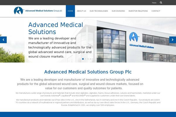 Ams theme site design template sample