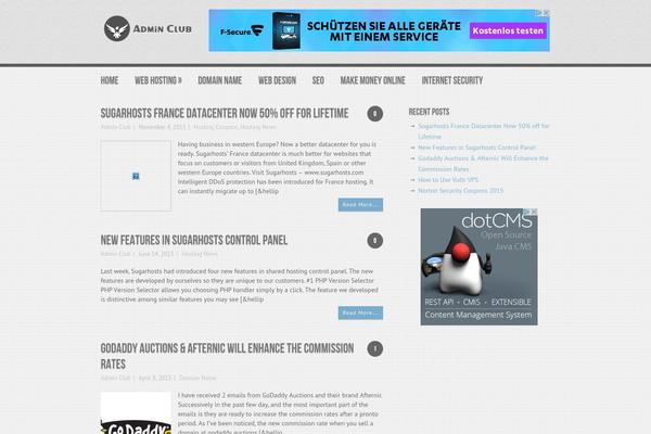 Accentbox theme site design template sample