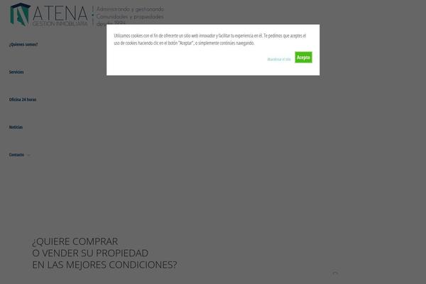 Site using Cookie-warning plugin