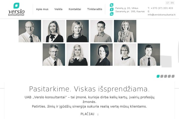 administravimas.lt site used Vk