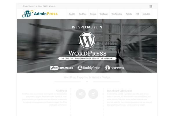 Montreal theme site design template sample