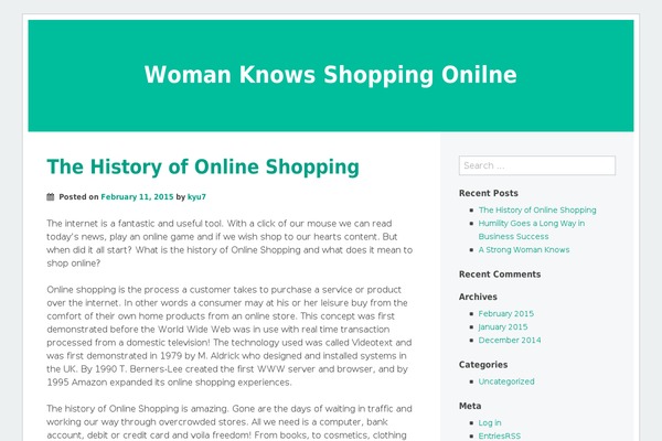 Kubrick 2014 theme site design template sample