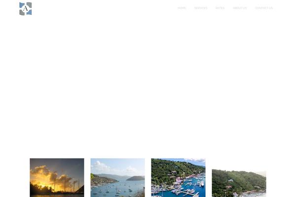 Yachtsailing theme site design template sample