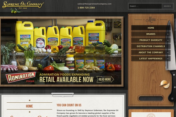 admirationfoods.com site used Asenka