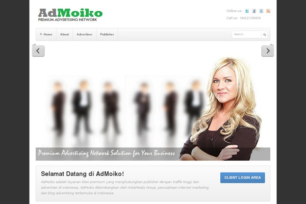 Businessplus theme site design template sample