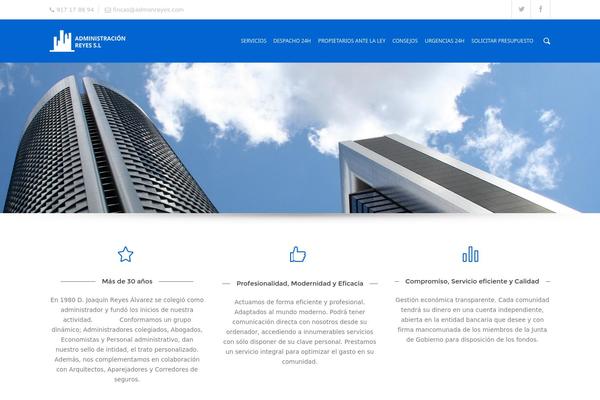 Durus theme site design template sample