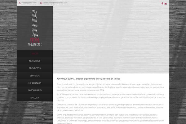 Vertikal theme site design template sample
