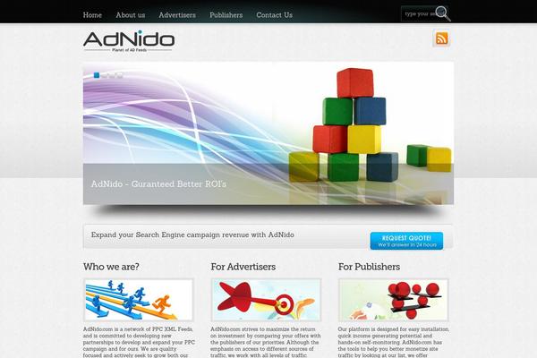 Boldy theme site design template sample