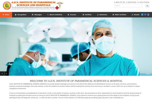 Wpex Pytheas theme site design template sample