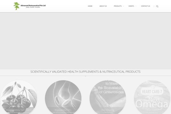 Circles theme site design template sample