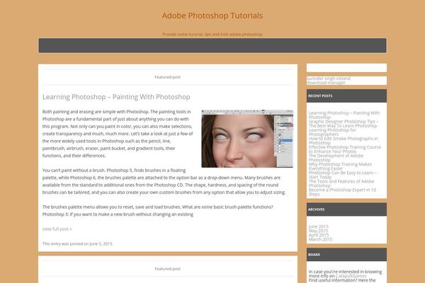 Utopia theme site design template sample
