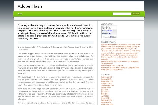 Tmp theme site design template sample
