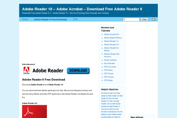adobereader9.net site used Flexi-Blue