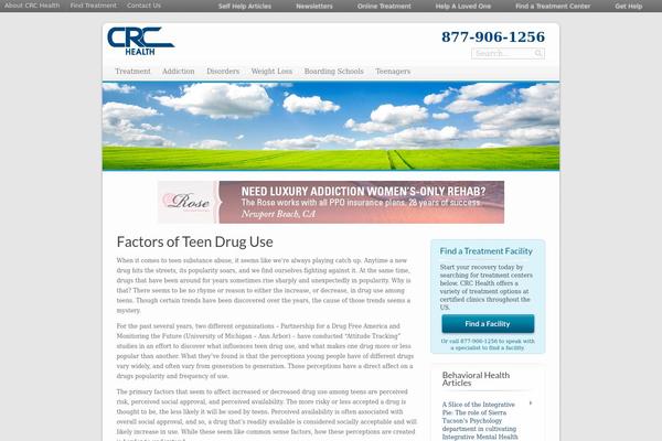 adolescent-substance-abuse.com site used Crccorp