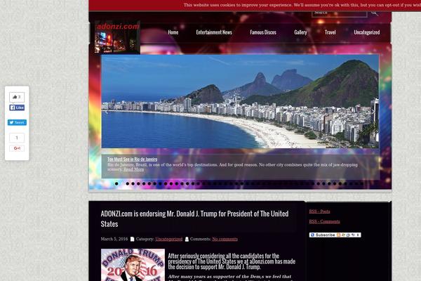 Soundwavesse theme site design template sample