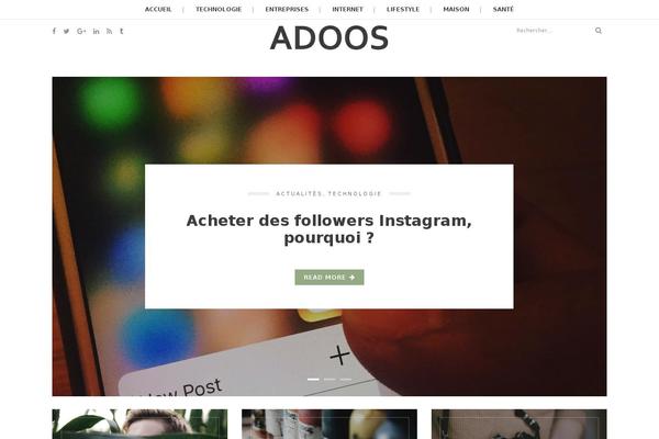Paperio theme site design template sample
