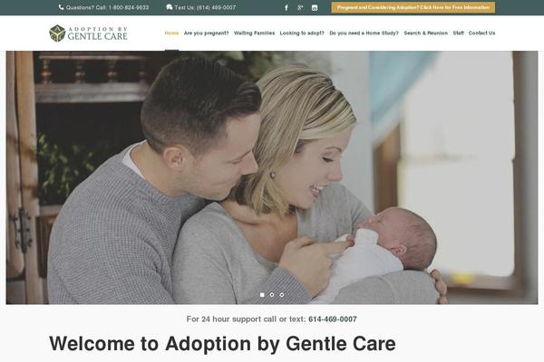 adoptionbygentlecare.org site used Focuson-child