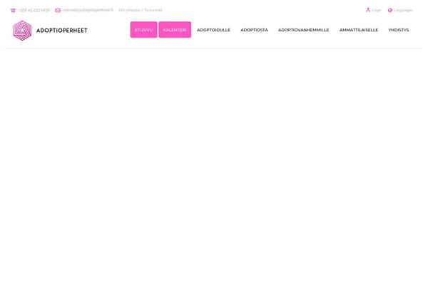 Jupiter Child theme site design template sample