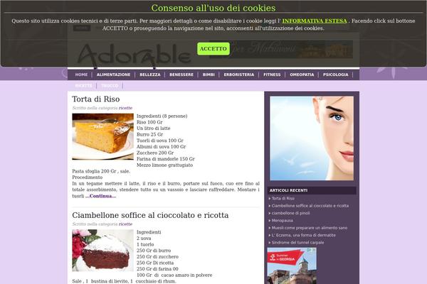 adorable.it site used Gracia
