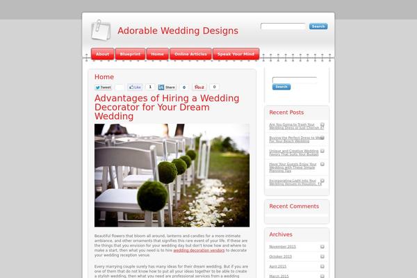 Modern Notepad theme site design template sample