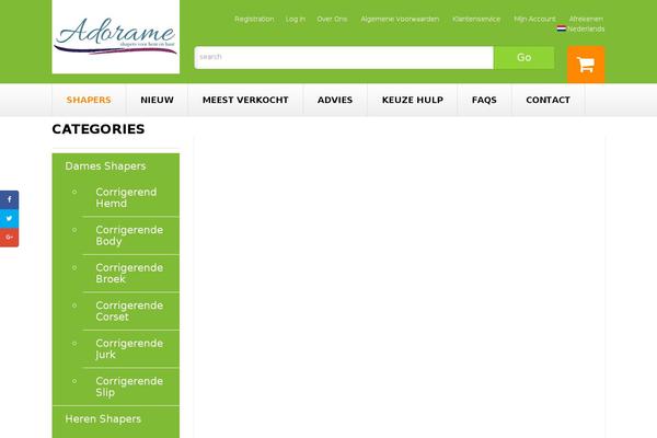 adorame.nl site used Theme51254