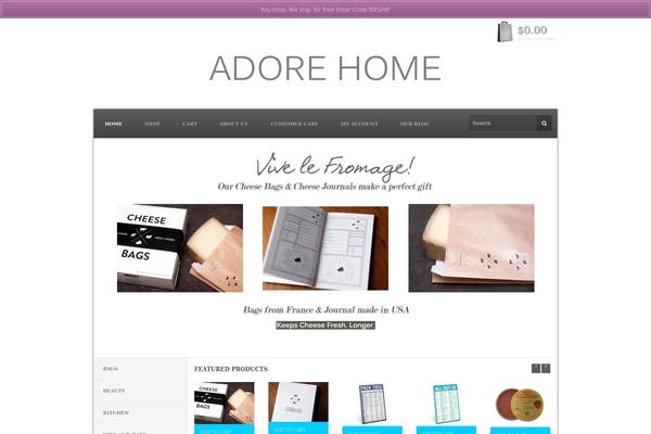 Viroshop theme site design template sample