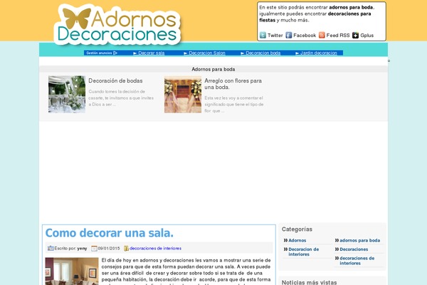 adornosydecoraciones.com site used Arev_theme