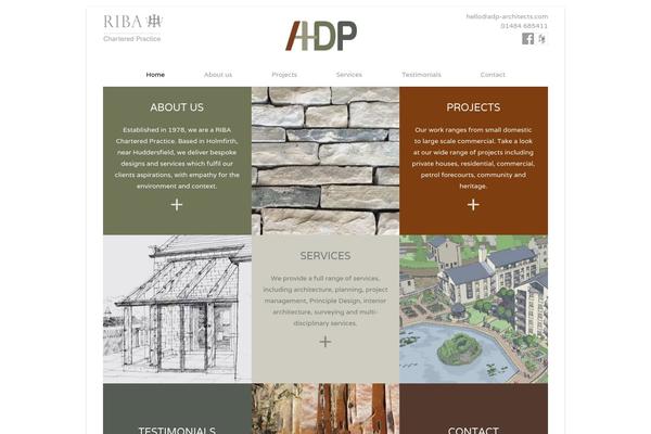 Accelerate theme site design template sample