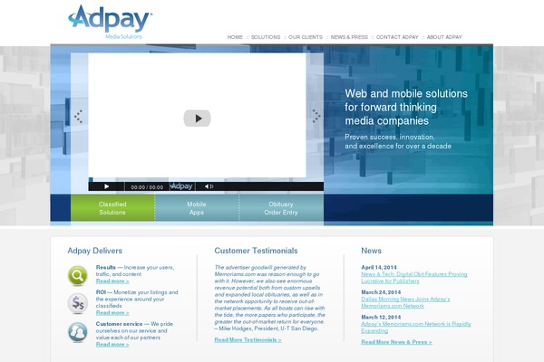 Site using Mesmerize-companion plugin