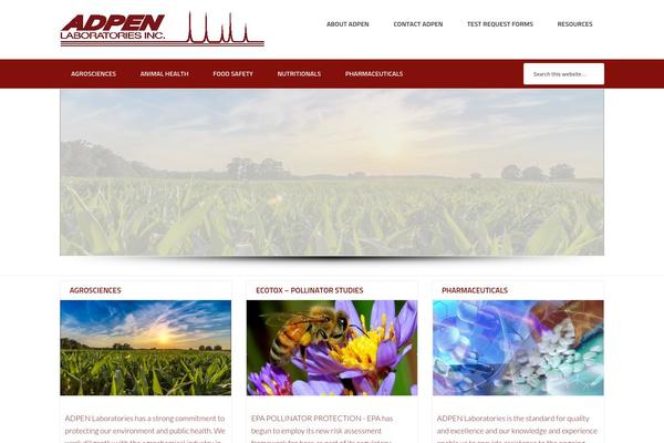 Enterprise Pro theme site design template sample