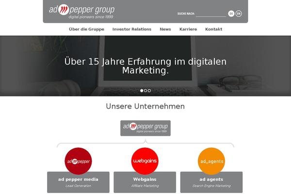 adpeppergroup.com site used Adpeppergroup