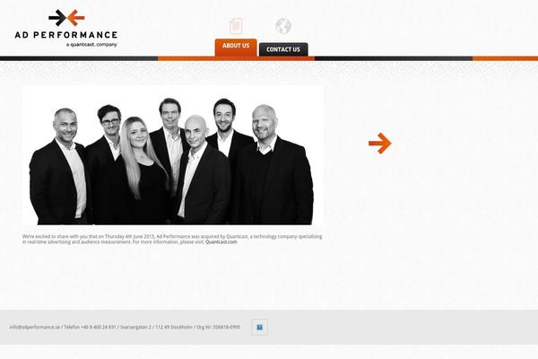 adperformance.se site used Parallaxr