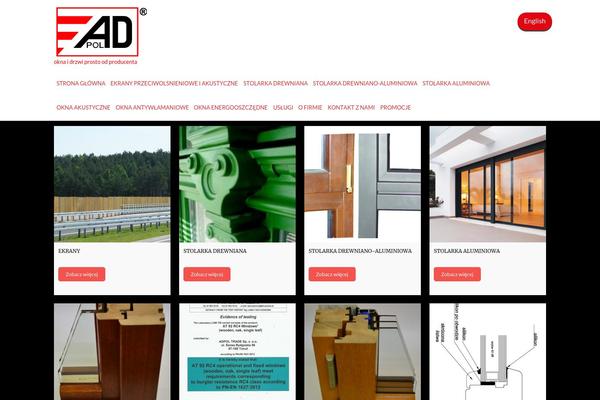 Megalith theme site design template sample