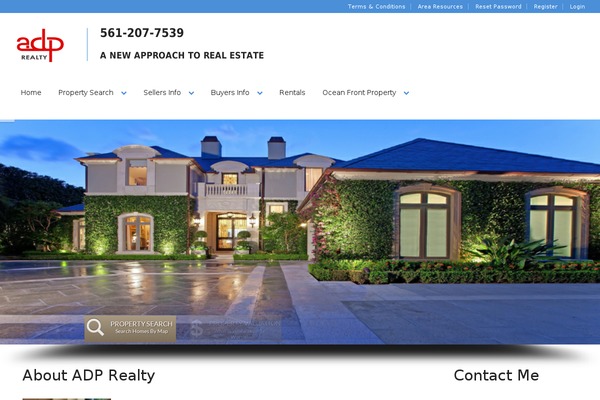 Realocation theme site design template sample
