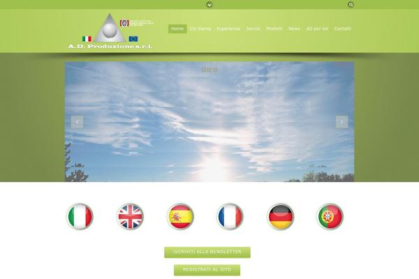 Flare theme site design template sample